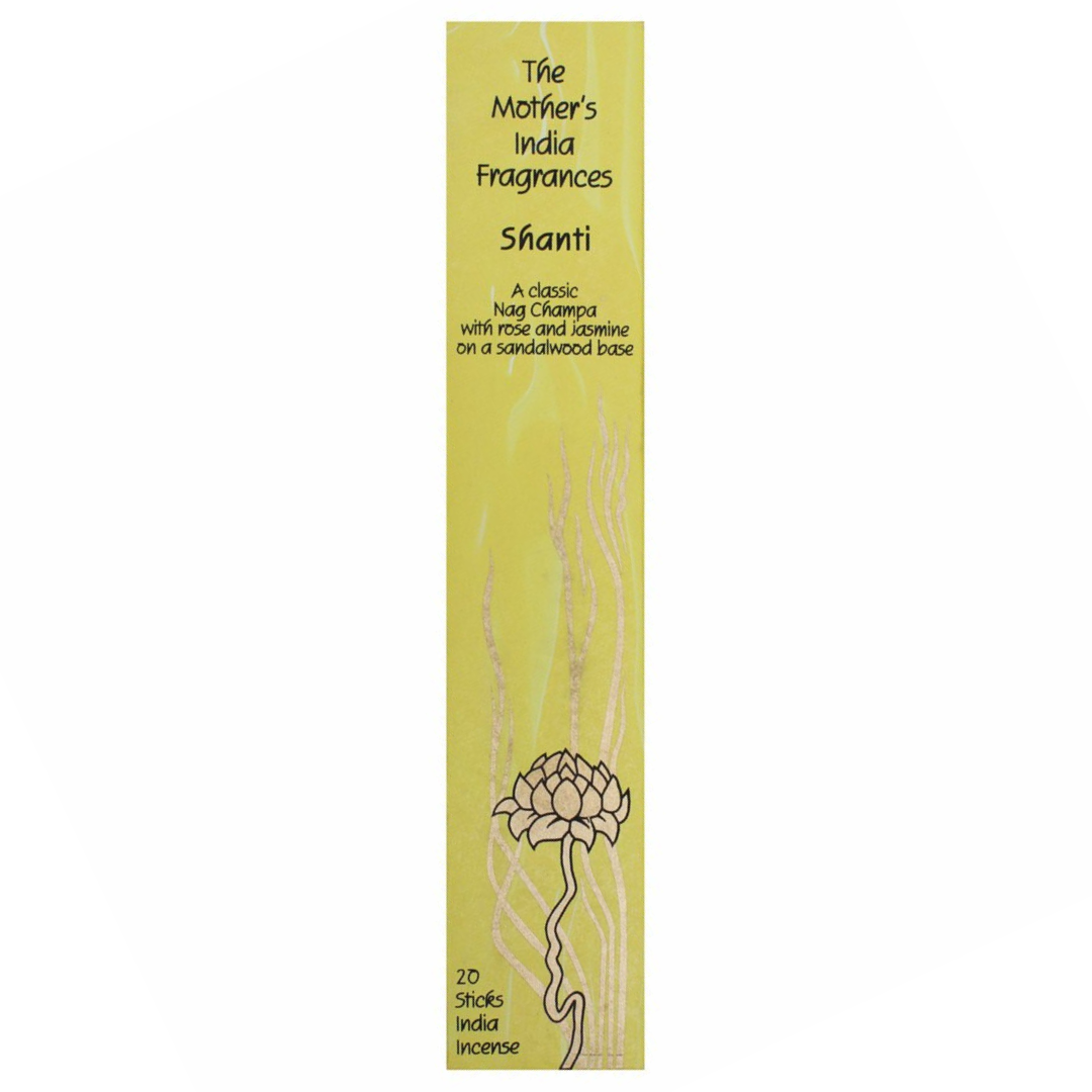 Shanti - The Mother's India Fragrances Incense Sticks image 0
