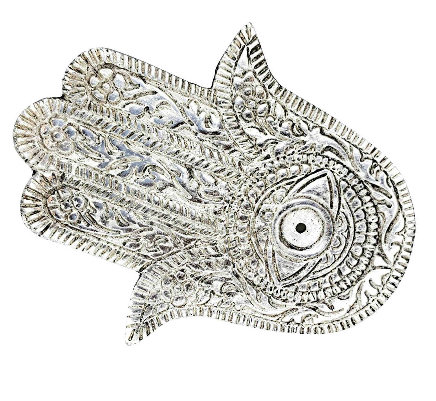 Metal Hand of Hamsa Incense Holder image 0