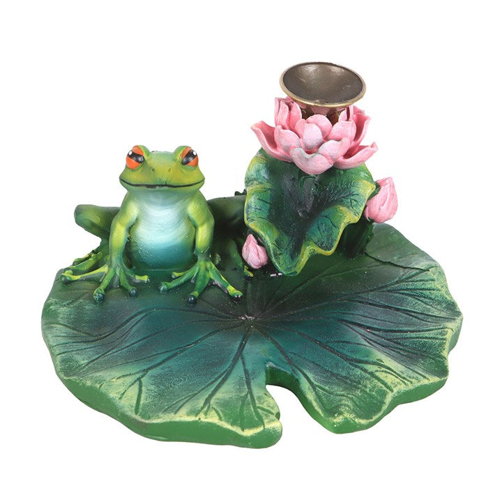 Lily Pad Backflow Incense Burner image 1