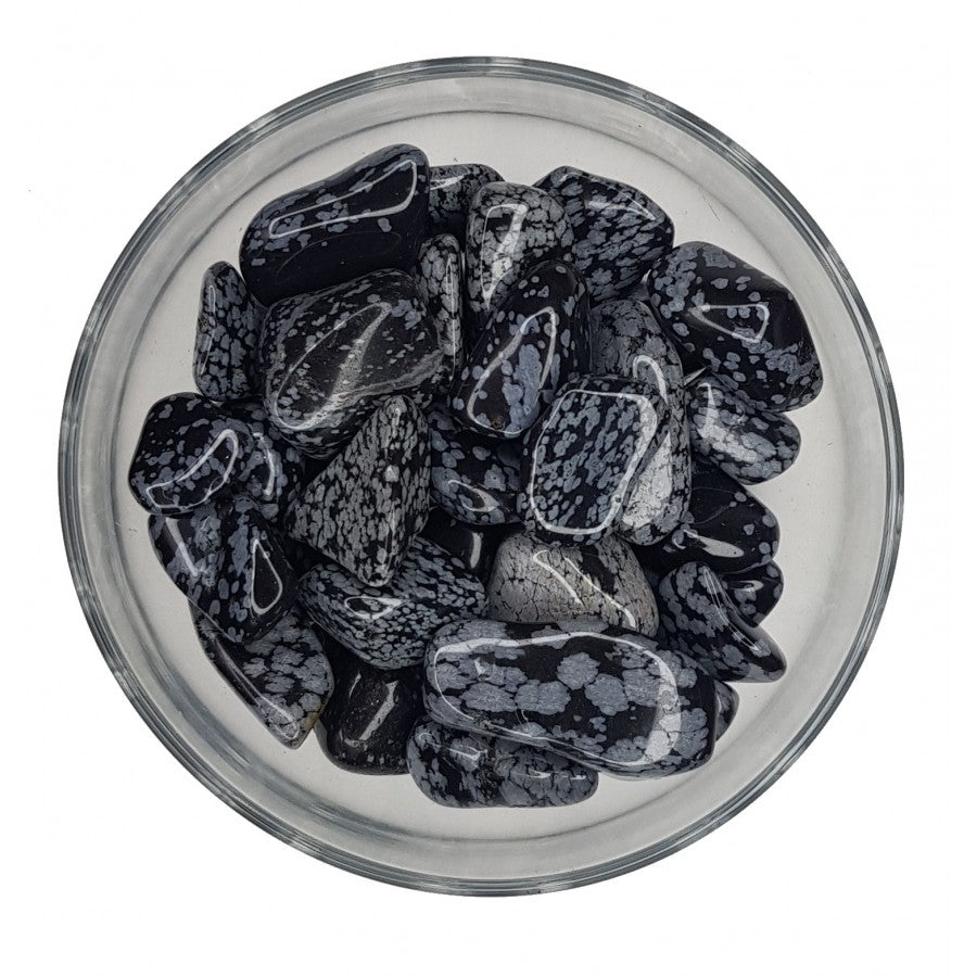 Snowflake Obsidian Tumblestone image 0