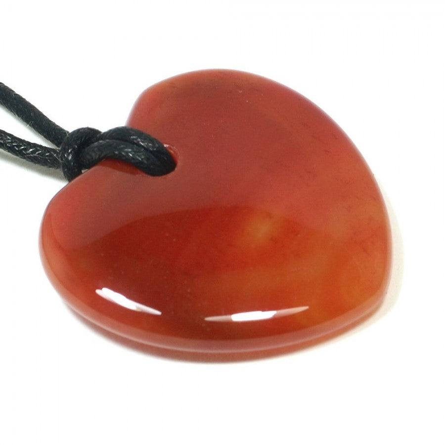 Carnelian Heart Pendant for Joy image 0