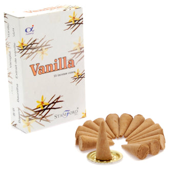 Vanilla Incense Cones by Stamford image 0