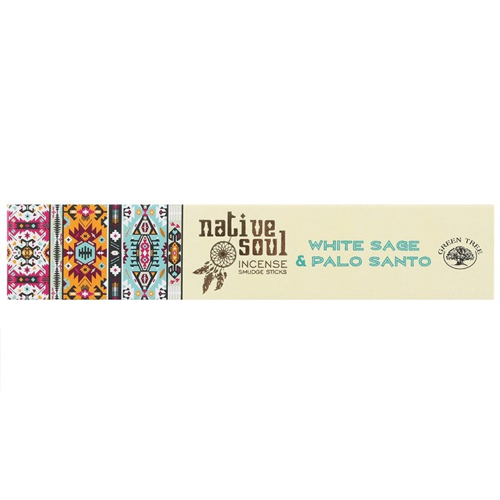 White Sage & Palo Santo Native Soul Incense Sticks image 0
