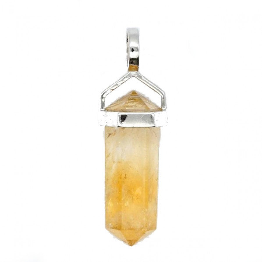 Citrine & Sterling Silver Pendant image 0