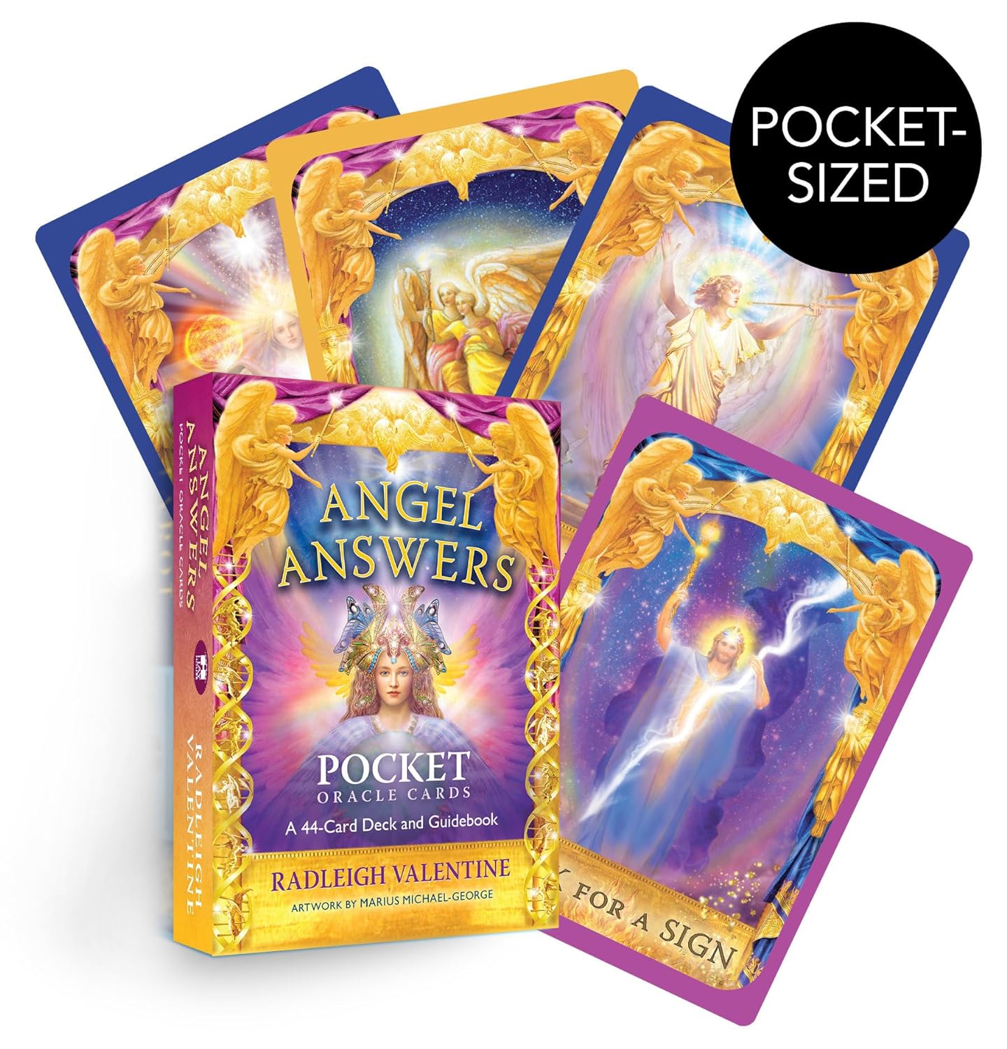 Angel Answers Pocket Oracle Cards by Radleigh Valentine image 0