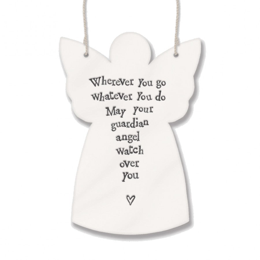 'Wherever You Go, Whatever You Do..' Porcelain Guardian Angel image 0