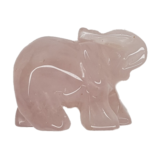 Rose Quartz Elephant image 0