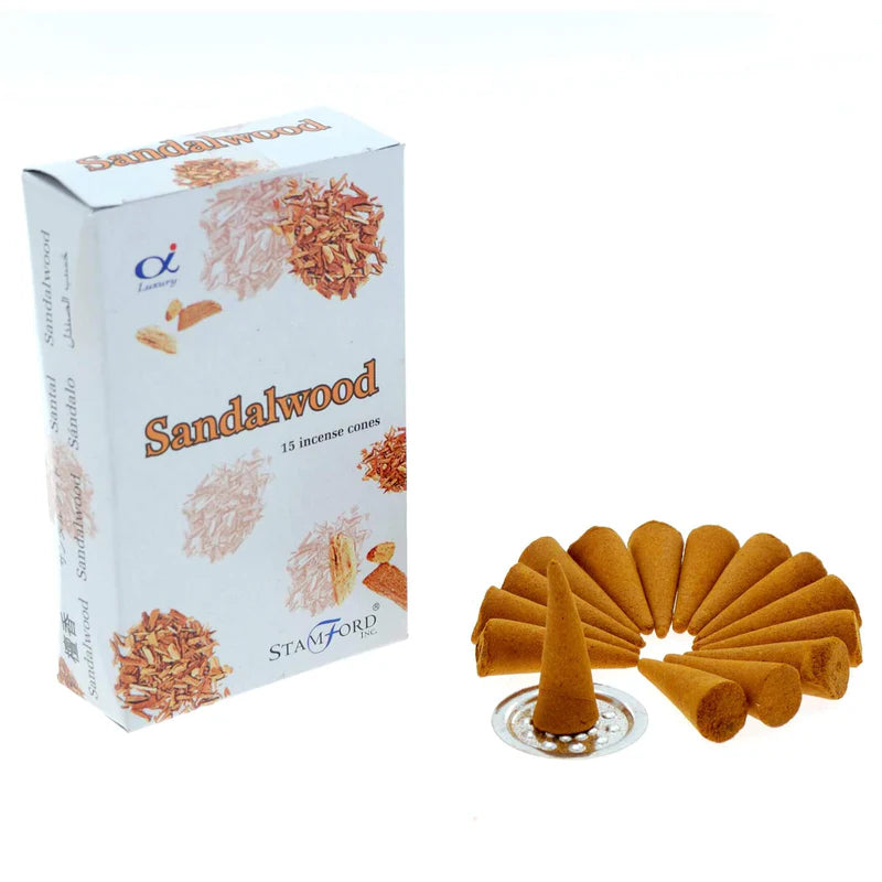 Sandalwood Incense Cones by Stamford image 0