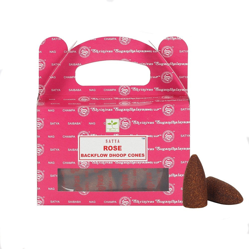 Satya Rose Backflow Incense Cones image 0