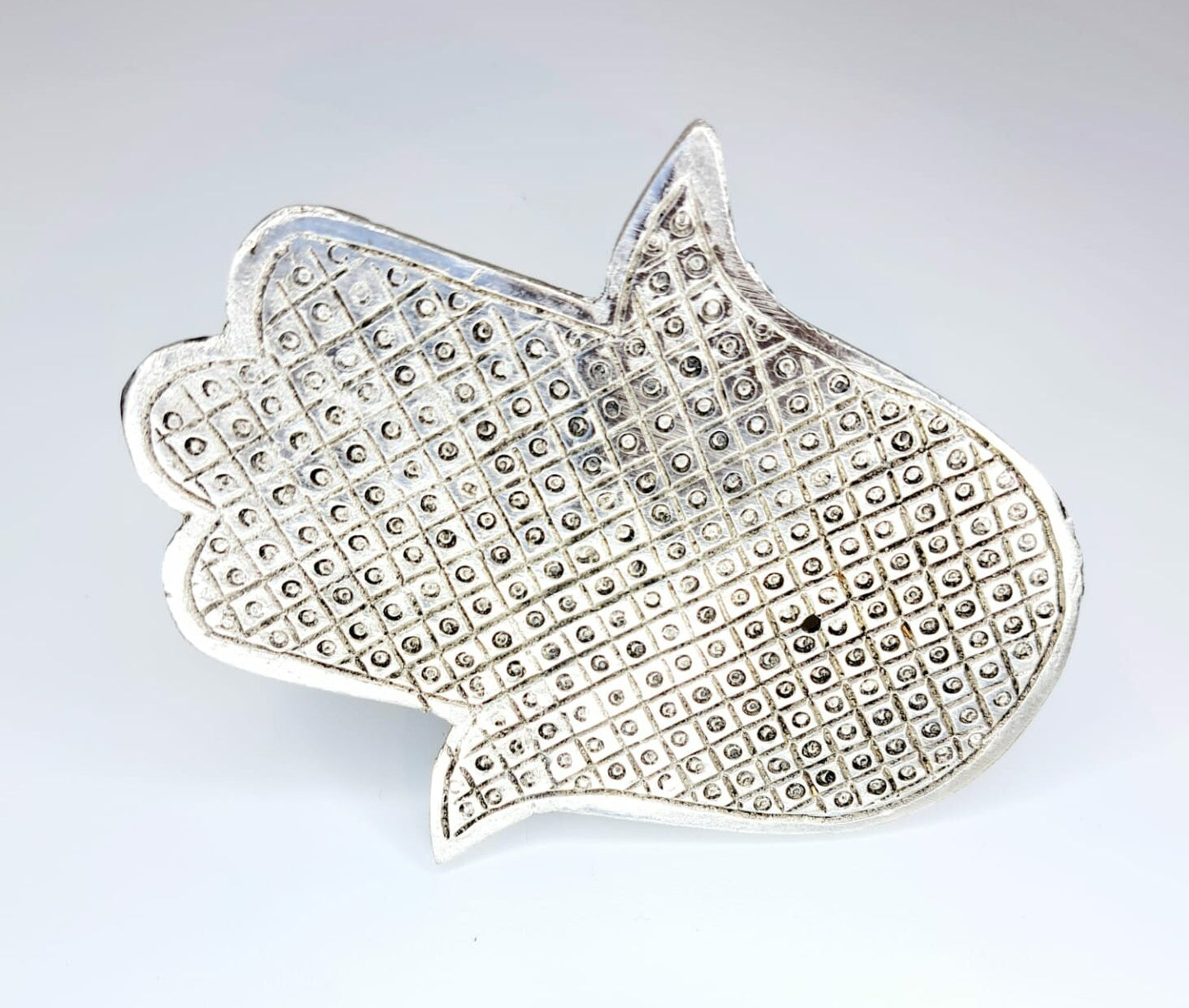 Metal Hand of Hamsa Incense Holder image 1