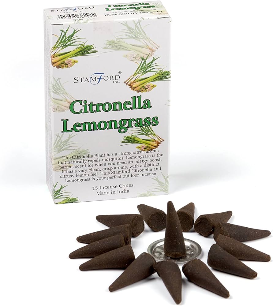 Stamford Citronella Lemongrass Incense Cones image 0