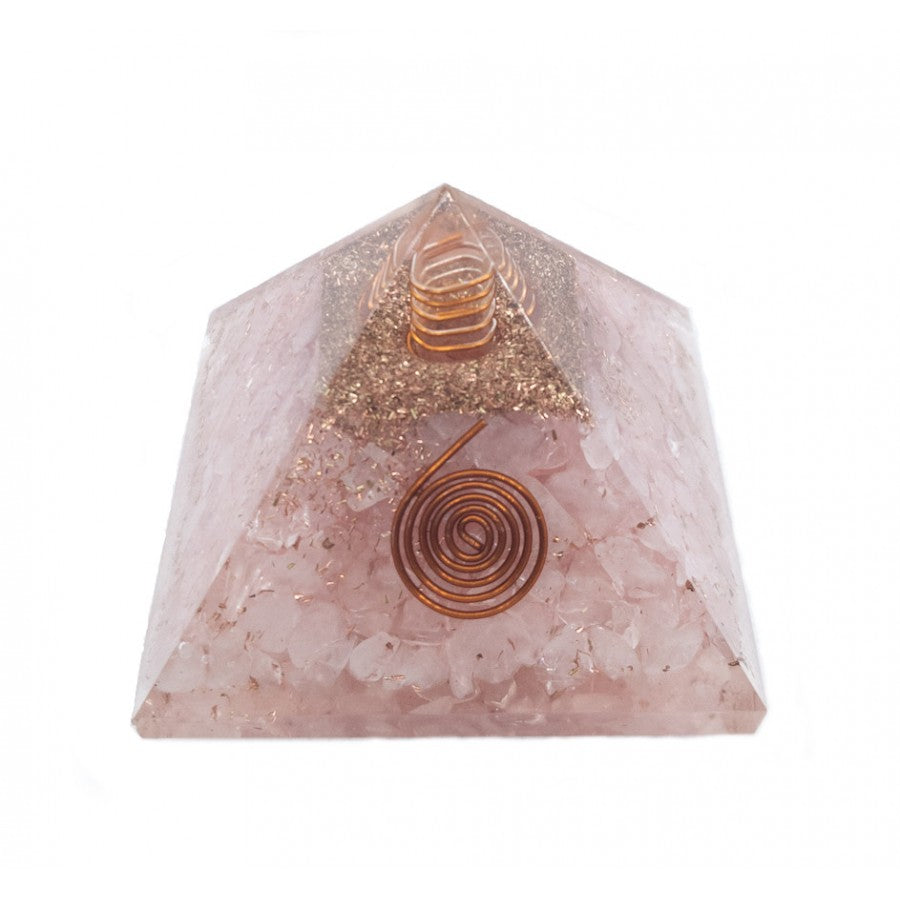 Rose Quartz Orgonite Pyramid image 0