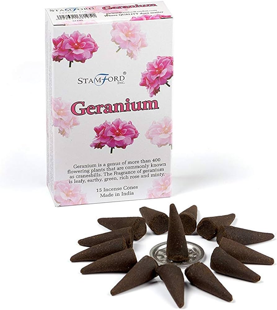 Stamford Geranium Incense Cones image 0