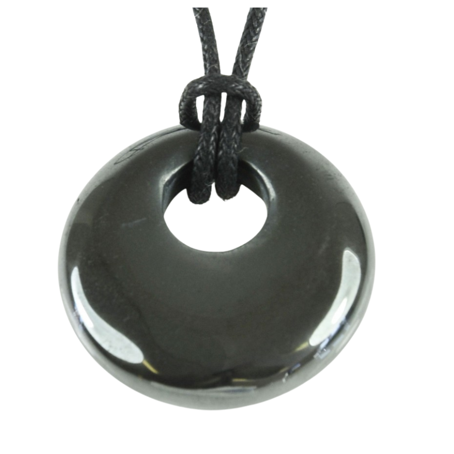 Round Hematite Pendant image 0