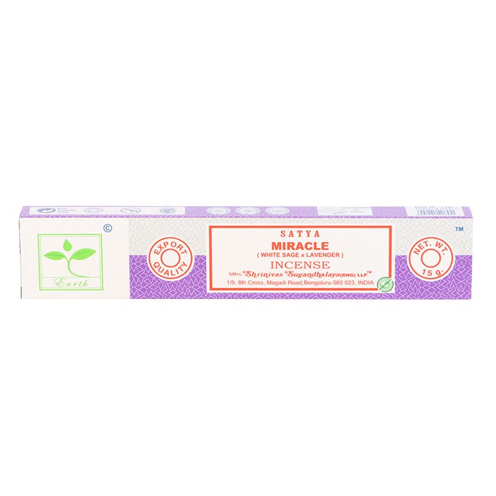 Satya Miracle Earth Incense Sticks image 0