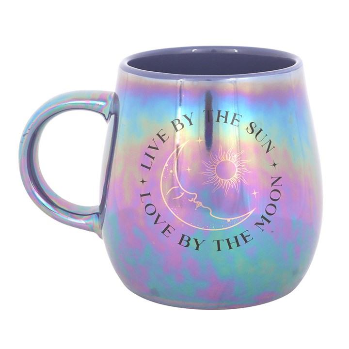 Live by the Sun Love by the Moon Iridescent Mug image 1