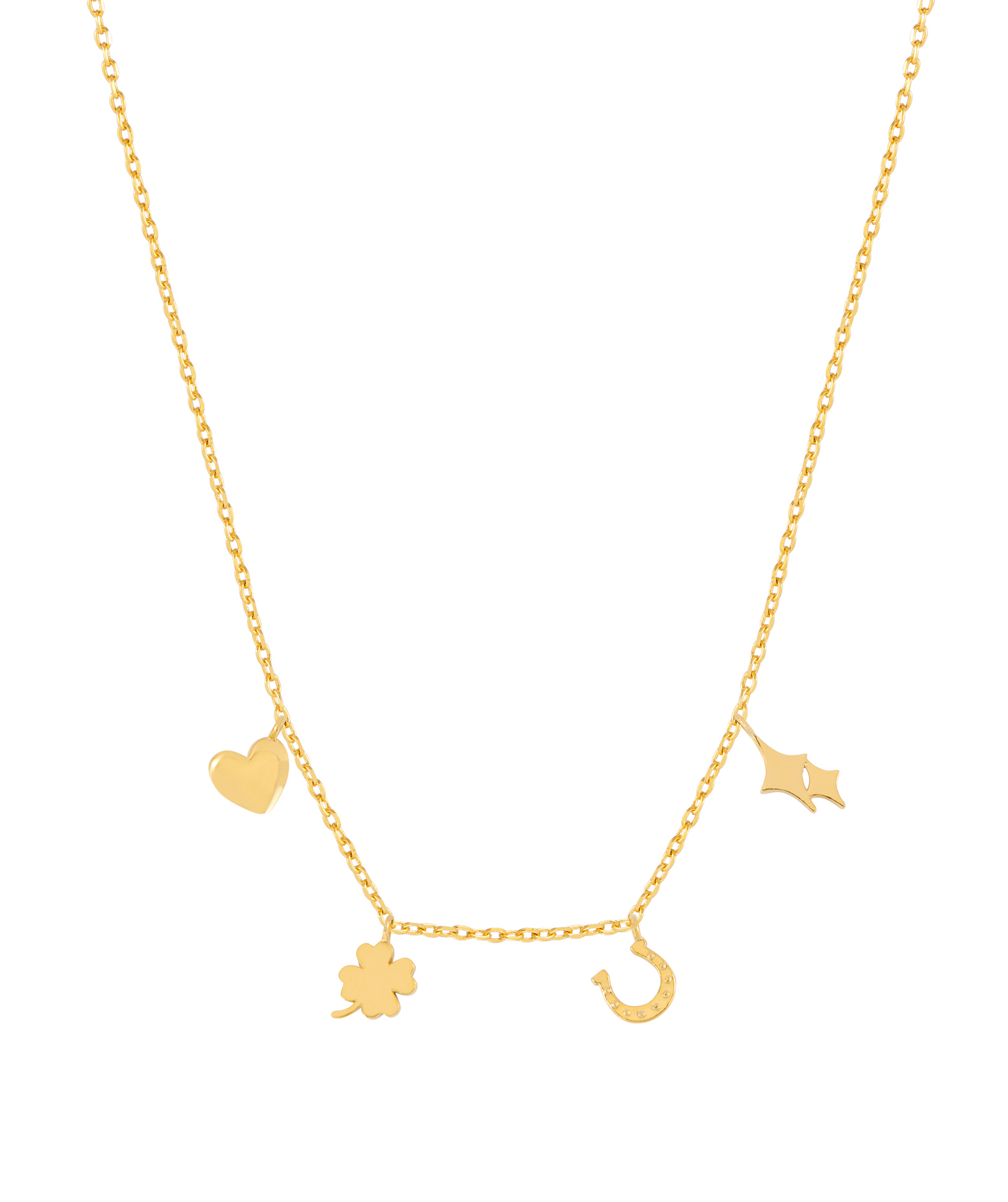 Love and Luck Charm Necklace - Estella Bartlett image 0
