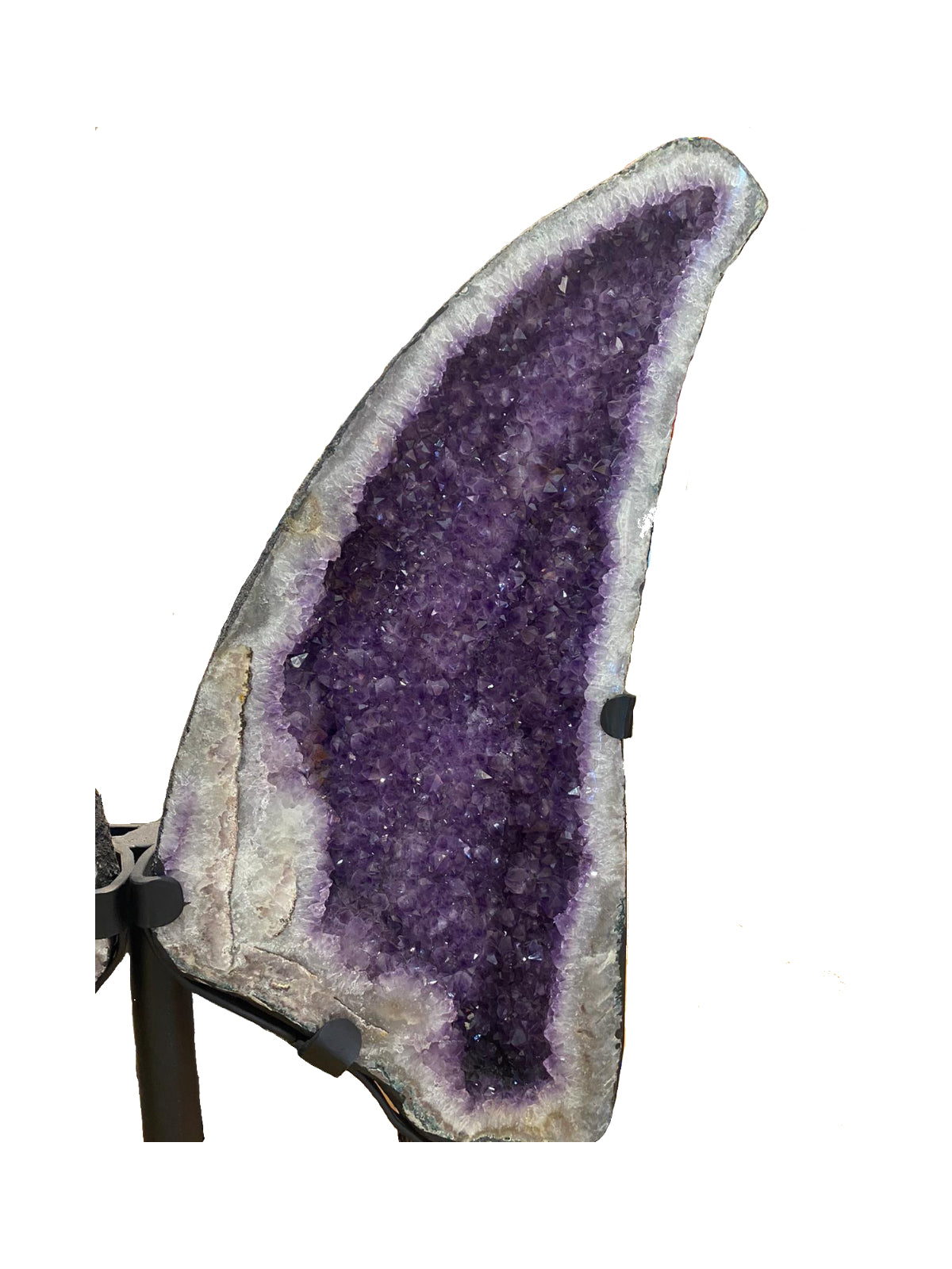 Amethyst Angel Wing Geode, AA grade image 1