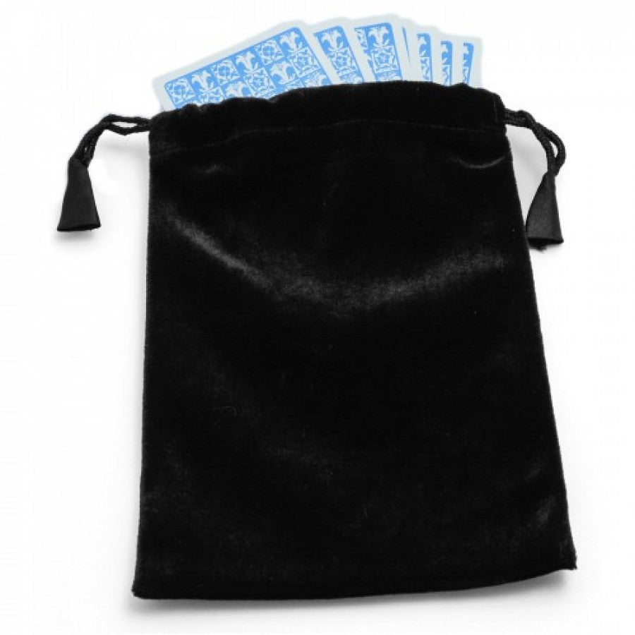 Velvet Tarot Bag - Black image