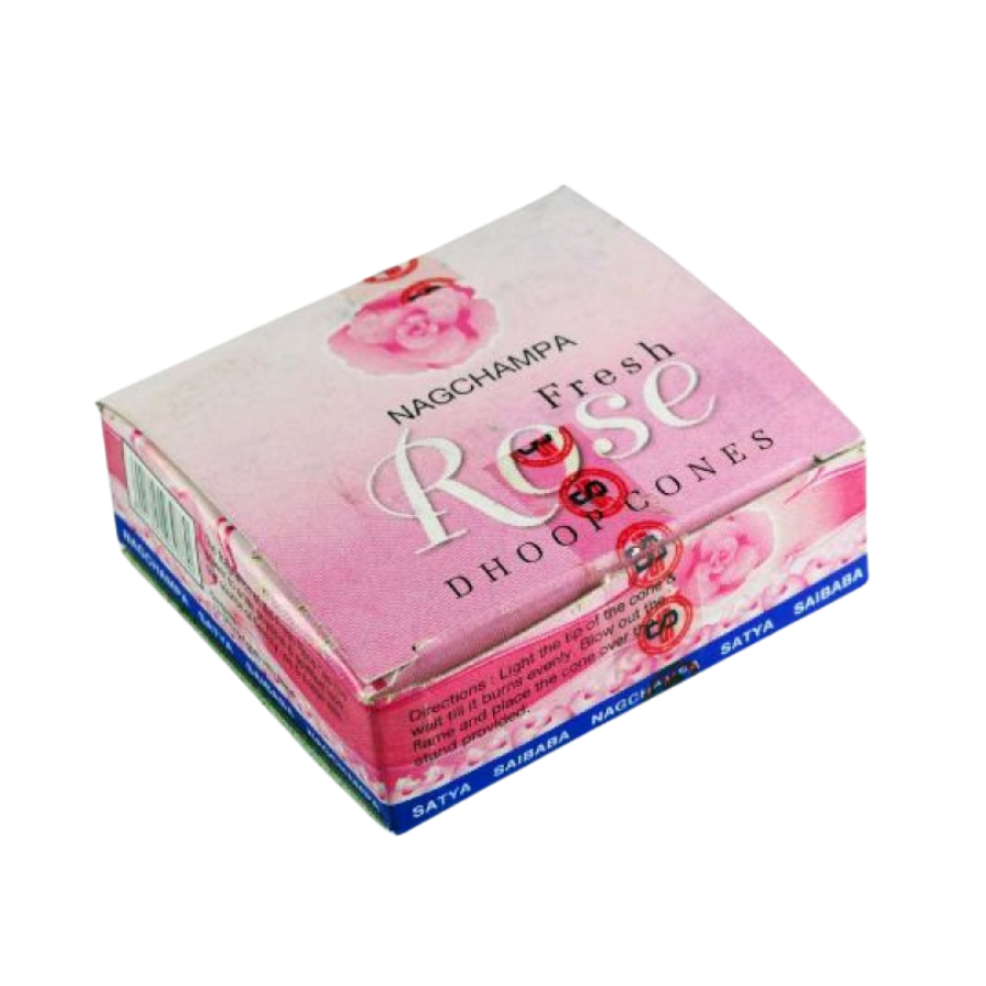 Nag Champa Rose Dhoop Cones image 0