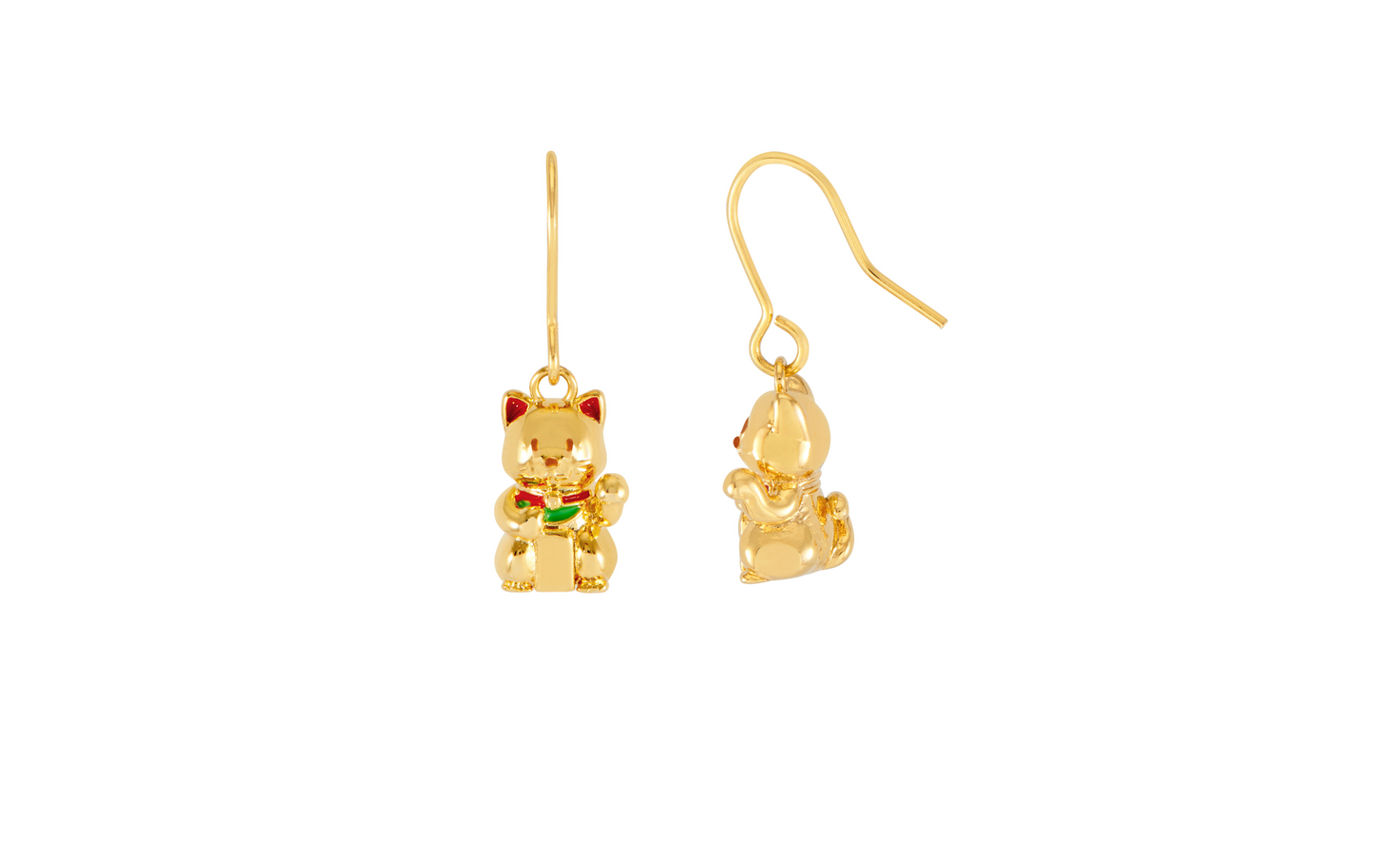 Lucky Cat Earrings - Estella Bartlett image 0