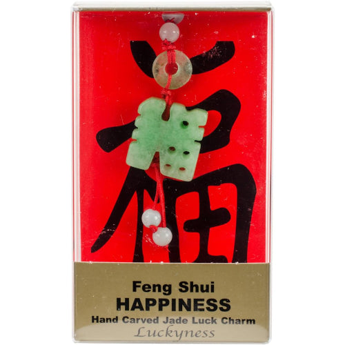 Happiness – Feng shui Jade luck charm image 0