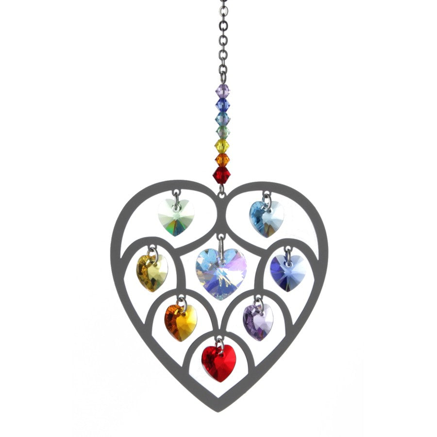 Chakra Crystal Heart Rainbow Maker image 0