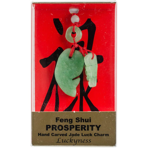 Prosperity Jade Charm - Feng Shui image 0