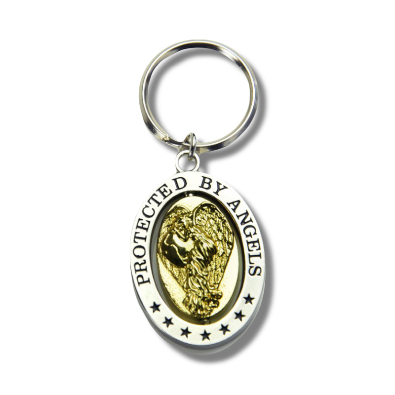 'Protected by Angels' - Keyring image 0