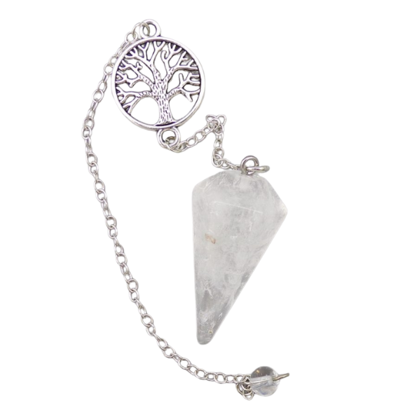 Tree of Life Quartz Pendulum image 0