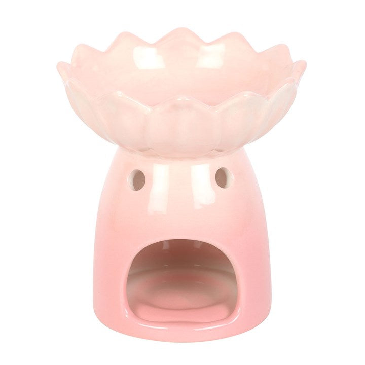 Pink Water Lily Oil Burner and Wax Warmer image 1