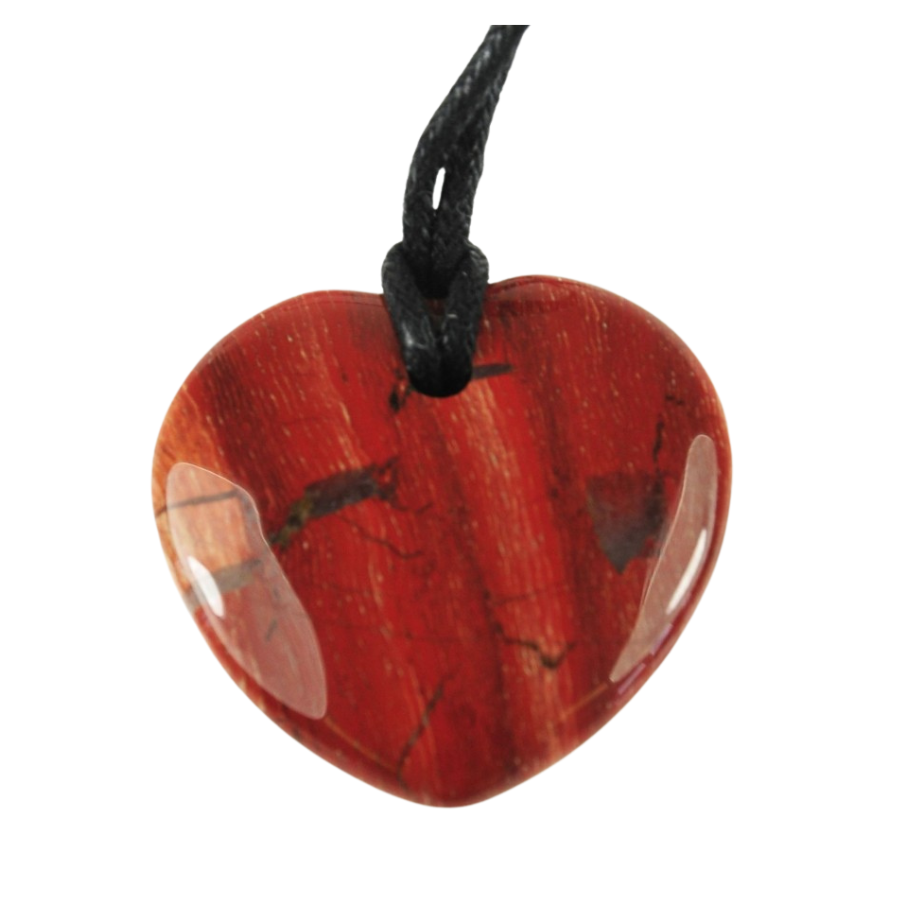 Red Jasper Heart Pendant image 0