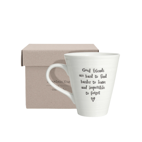 'Good Friends Are Hard to Find..' Porcelain Mug image 0