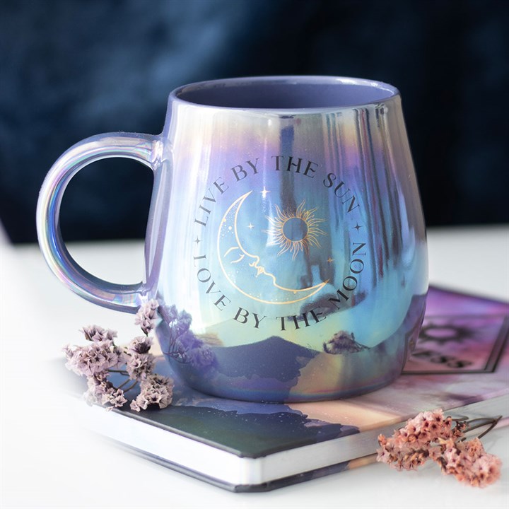 Live by the Sun Love by the Moon Iridescent Mug image 0