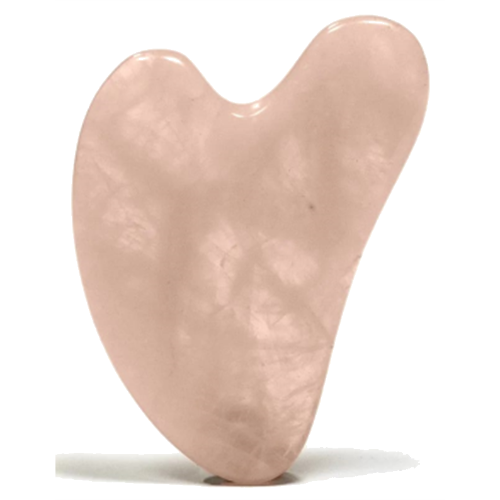 Rose Quartz Gua Sha Massage Stone image 0