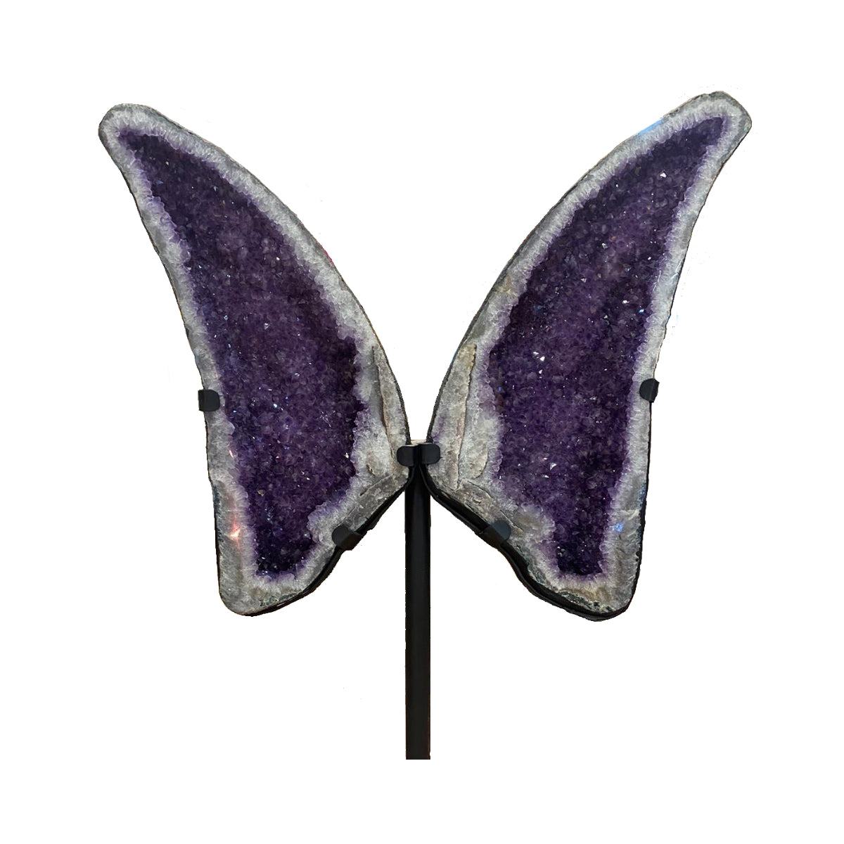 Amethyst Angel Wing Geode, AA grade image 0